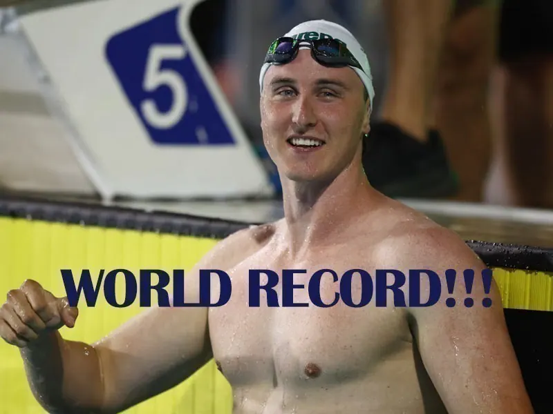 NEW Men's 50m Freestyle World Record for Cameron McEvoy!