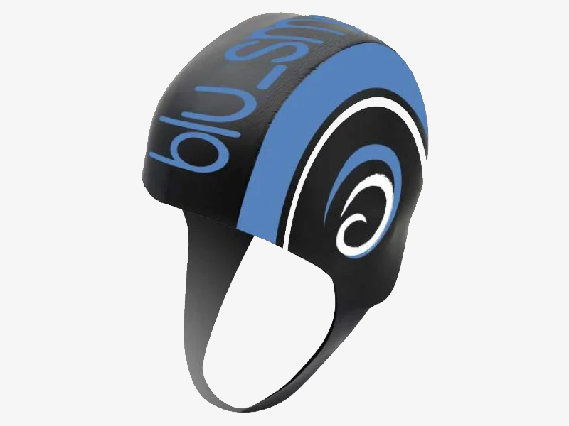 Blu_Smooth Neoprene Swim Hood